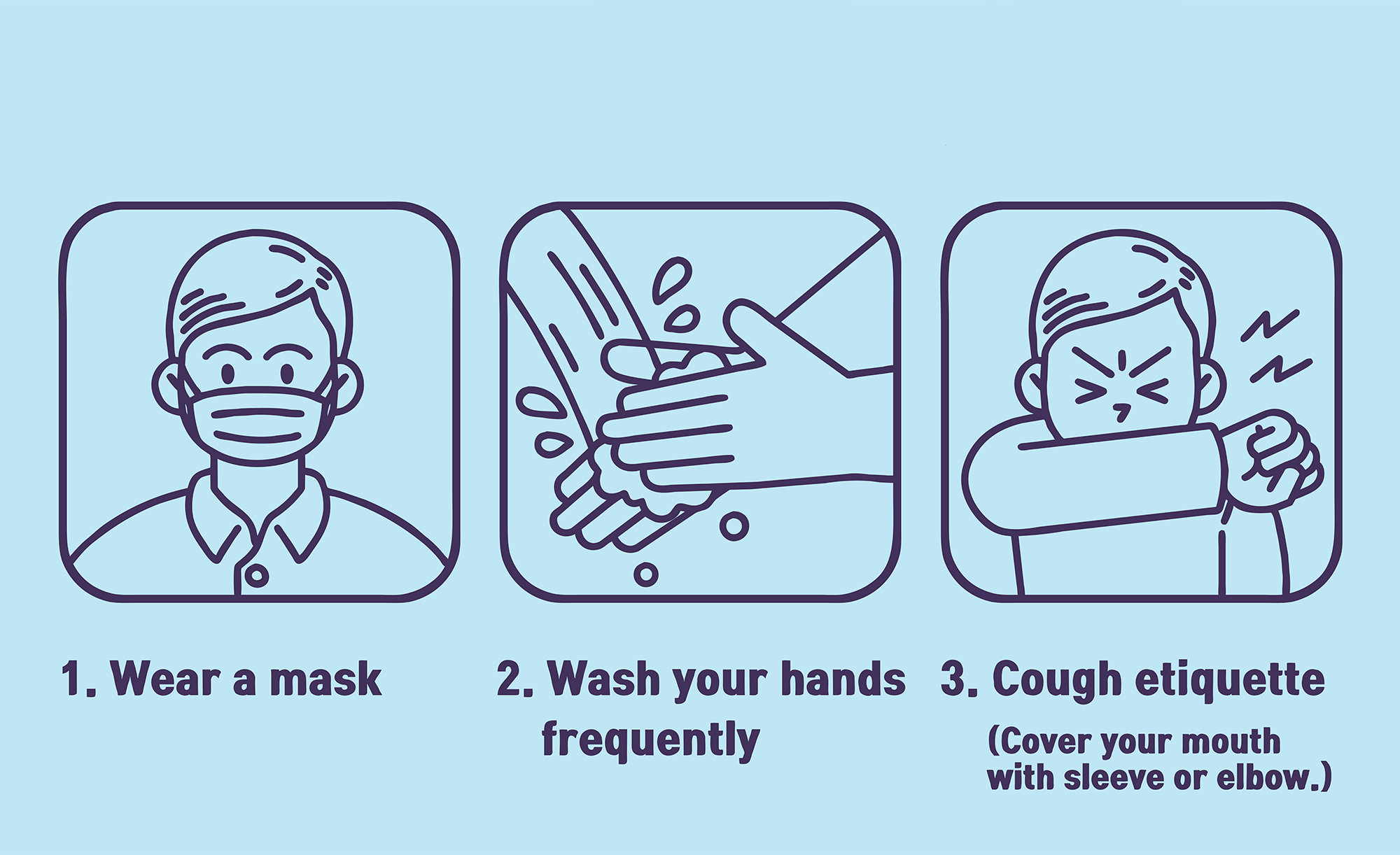 Sauk County Health Department - Reminders when you're wearing your mask in  indoor settings: 😷 ✓ be sure it covers your mouth and nose, ✓ wash it  daily, ✓ when it's worn